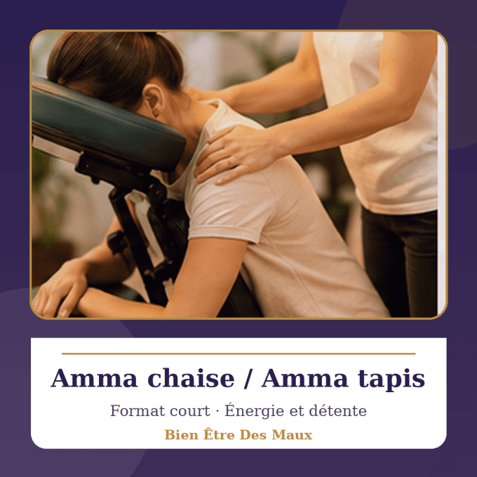Amma chaise ou Amma tapis  Badge conseillé : Express