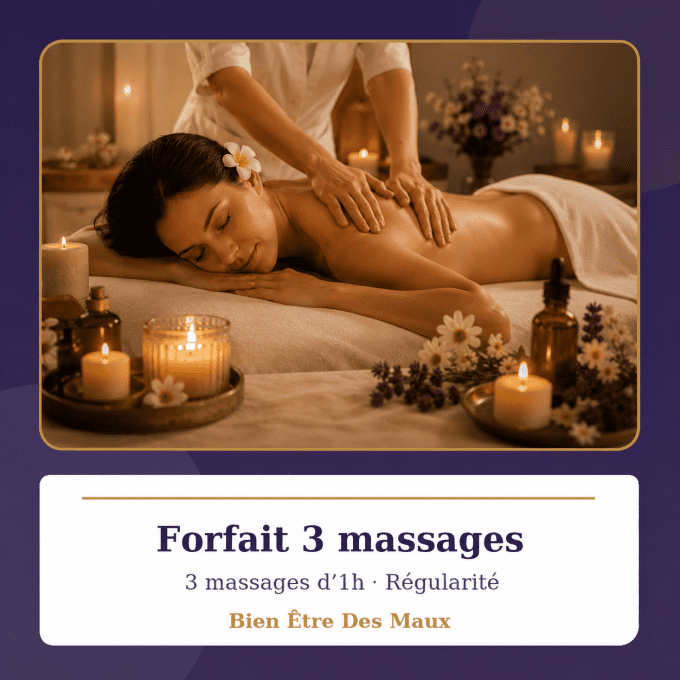 Forfait 3 massages - Meilleur choix