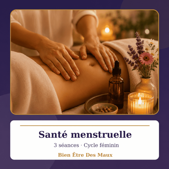 Pack Santé menstruelle — 3 séances -  Accompagnement spécifique
