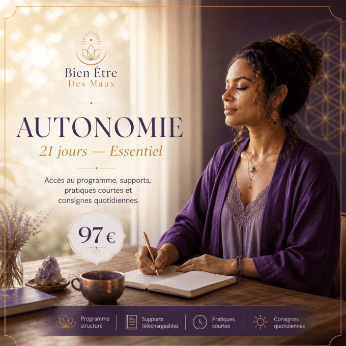 21 jours Essentiel - Programme d’autonomie