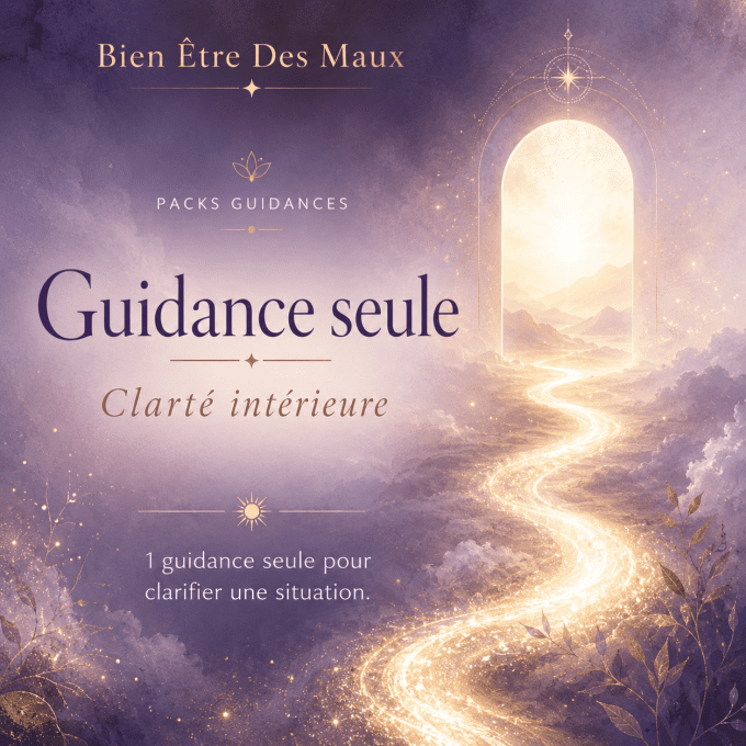 Guidance seule / Clarté intérieure  La plus accessible