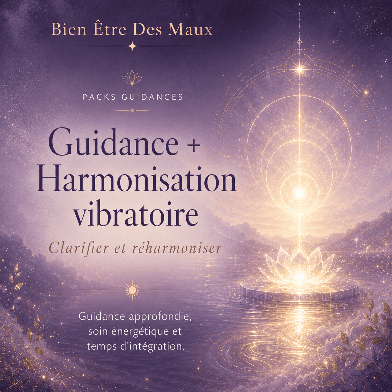 Guidance + Harmonisation vibratoire