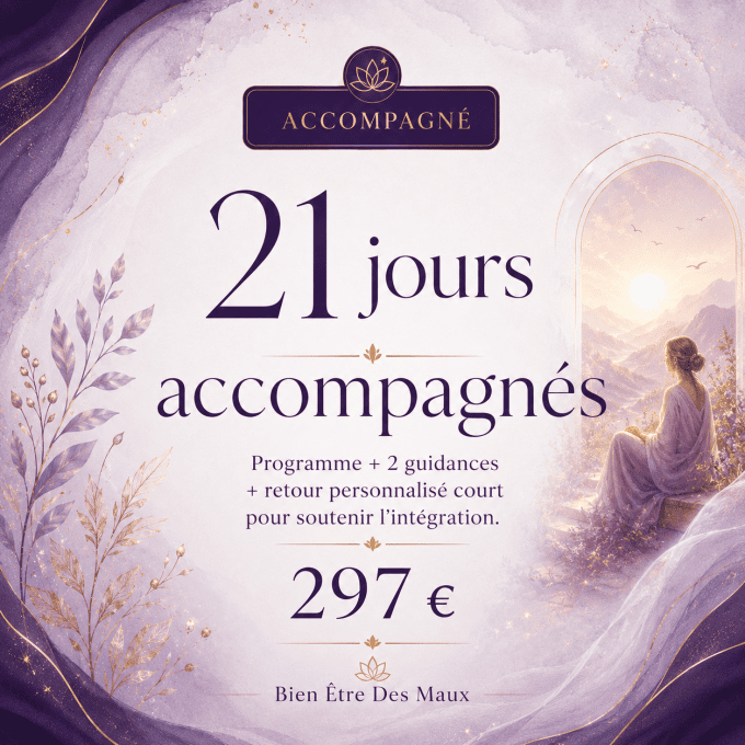 Accompagné 21 jours accompagnés