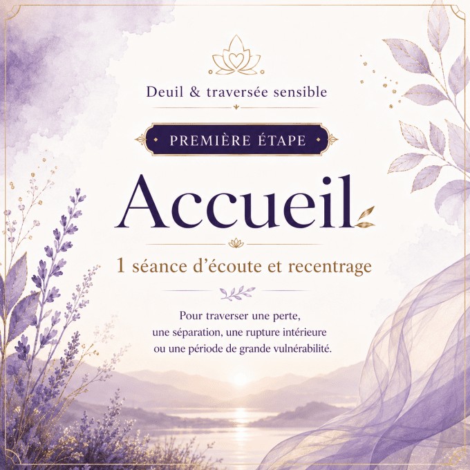 1 séance d’écoute et recentrage - Première étape