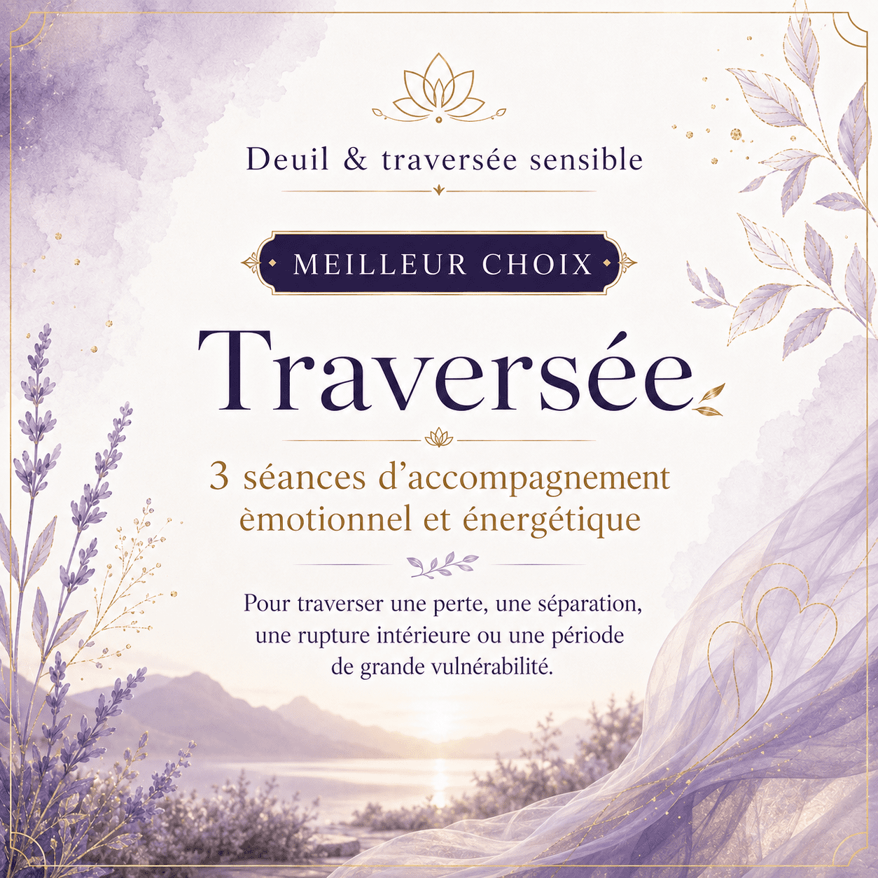 3 séances d’accompagnement émotionnel et énergétique  - Meilleur choix