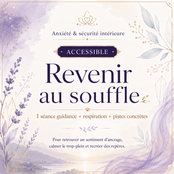 Revenir au souffle 1 séance guidance + respiration + pistes concrètes - Accessible