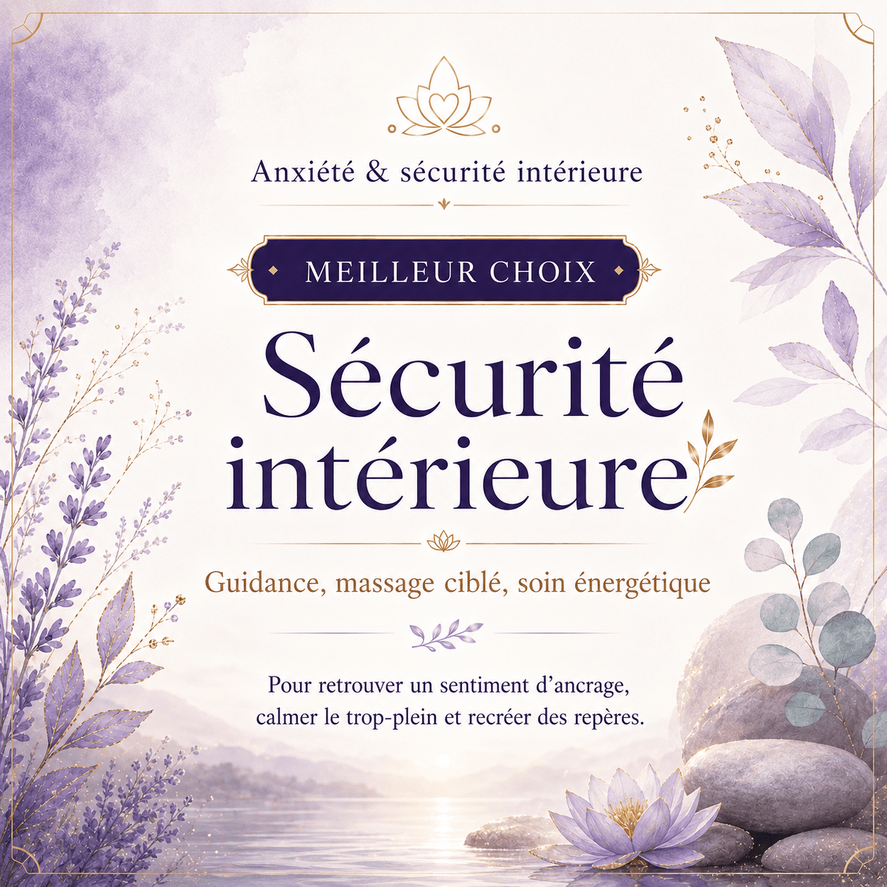 Sécurité intérieure Guidance, massage ciblé, soin énergétique - Meilleur choix