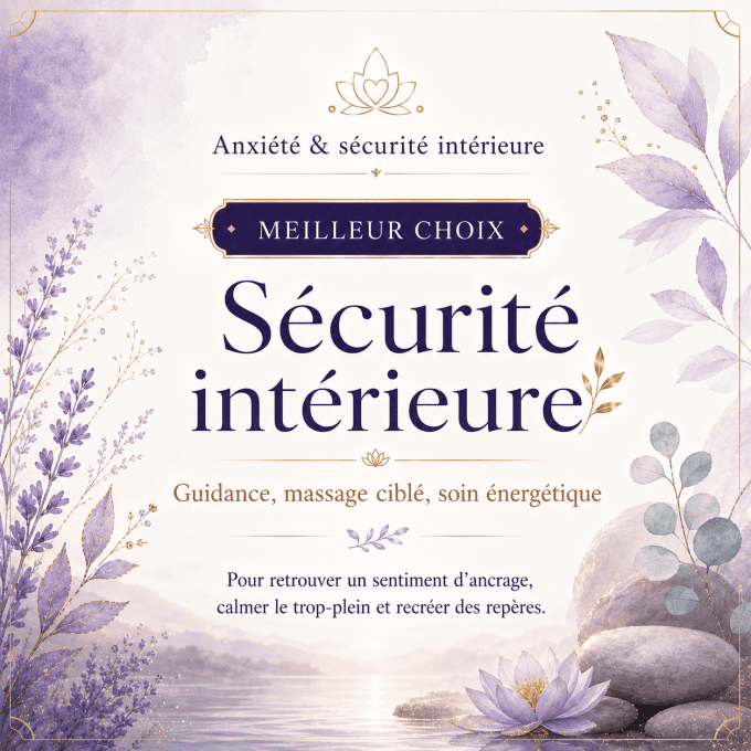 Sécurité intérieure Guidance, massage ciblé, soin énergétique - Meilleur choix