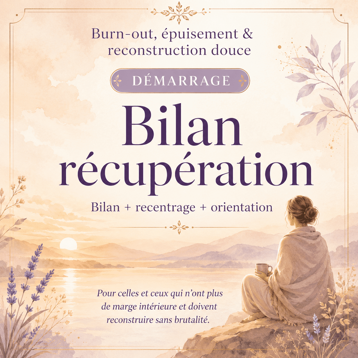Bilan récupération Bilan + recentrage + orientation  Badge conseillé : Démarrage