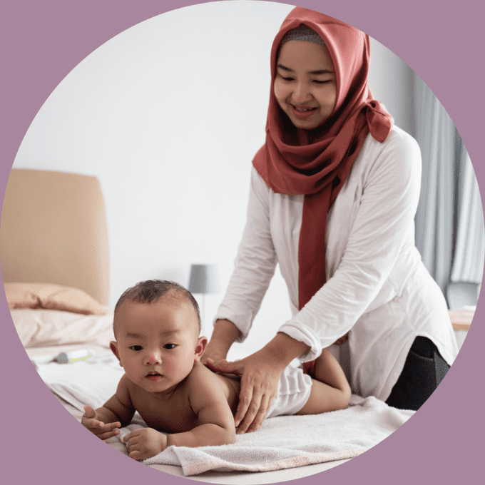 Massage bébé-Shantala de l'Inde (4 séances)